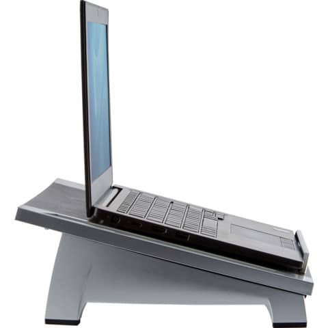 Supporto FELLOWES laptop Office Suites plastica nero/argento 16,5x38,4x28,9 cm 8032001